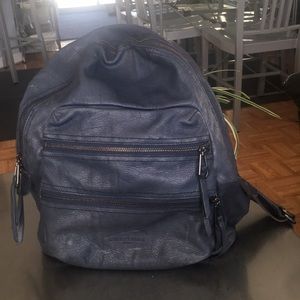 liebeskind leather backpack